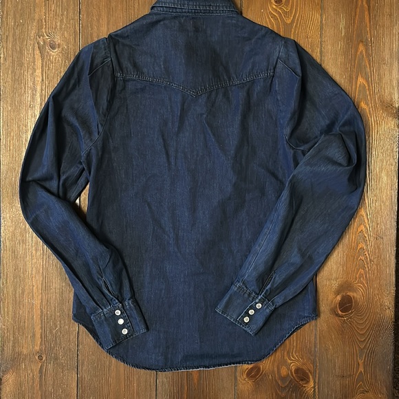 Torn By Ronny Kobo Denim Button Down Size M EUC - Picture 8 of 9